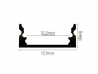 2m led profile surface 1 black (1)